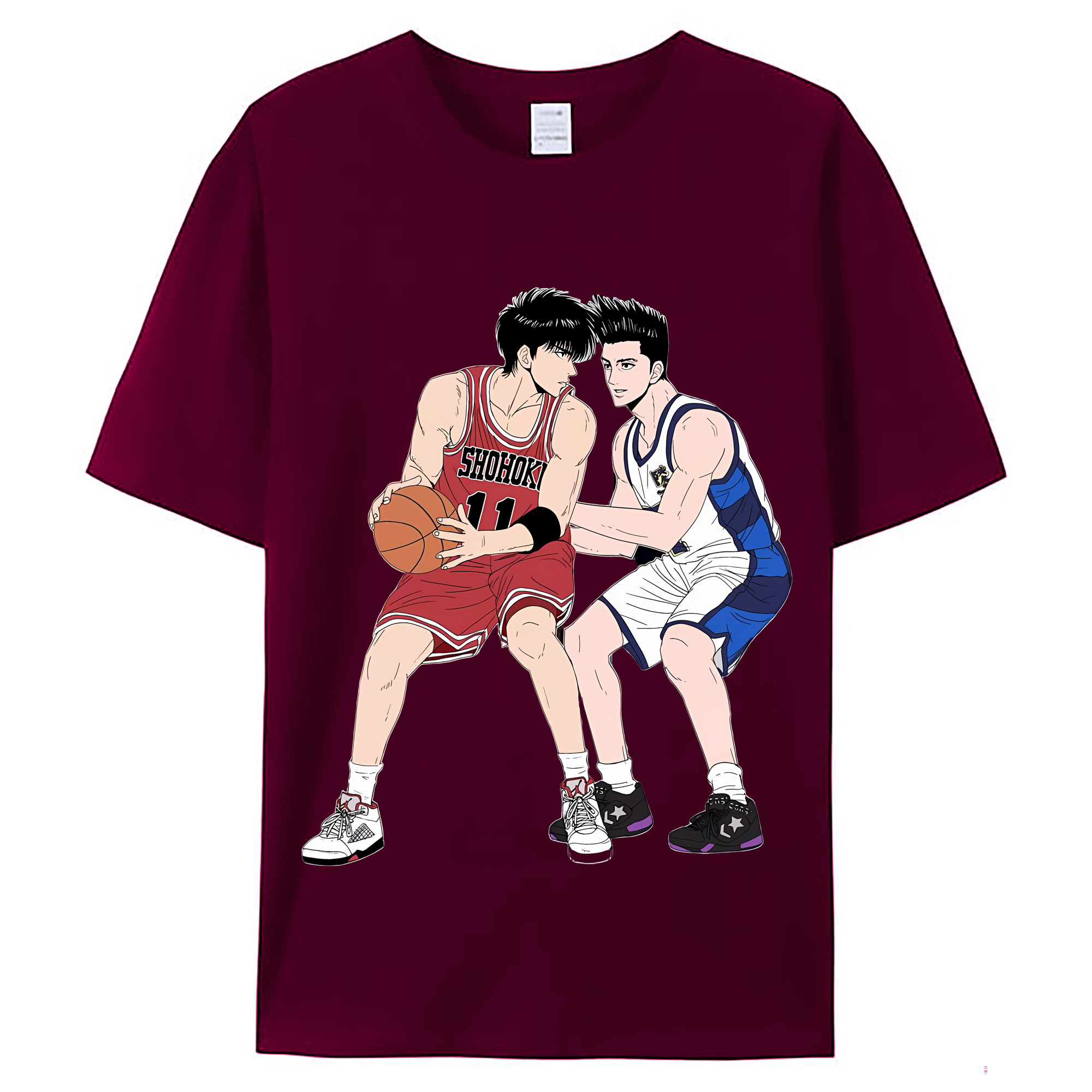（画像用） SLAM DUNK／スラムダンク レディースカジュアルプリントTシャツ（綿100％）